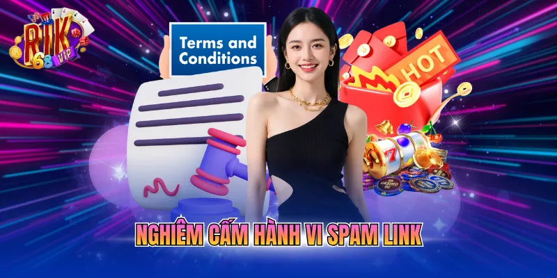 Nghiêm cấm hành vi spam link