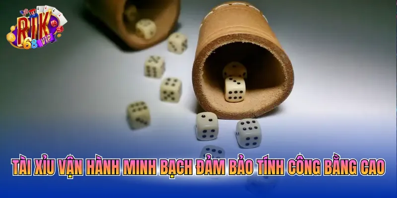 Tài xỉu vận hành minh bạch đảm bảo tính công bằng cao